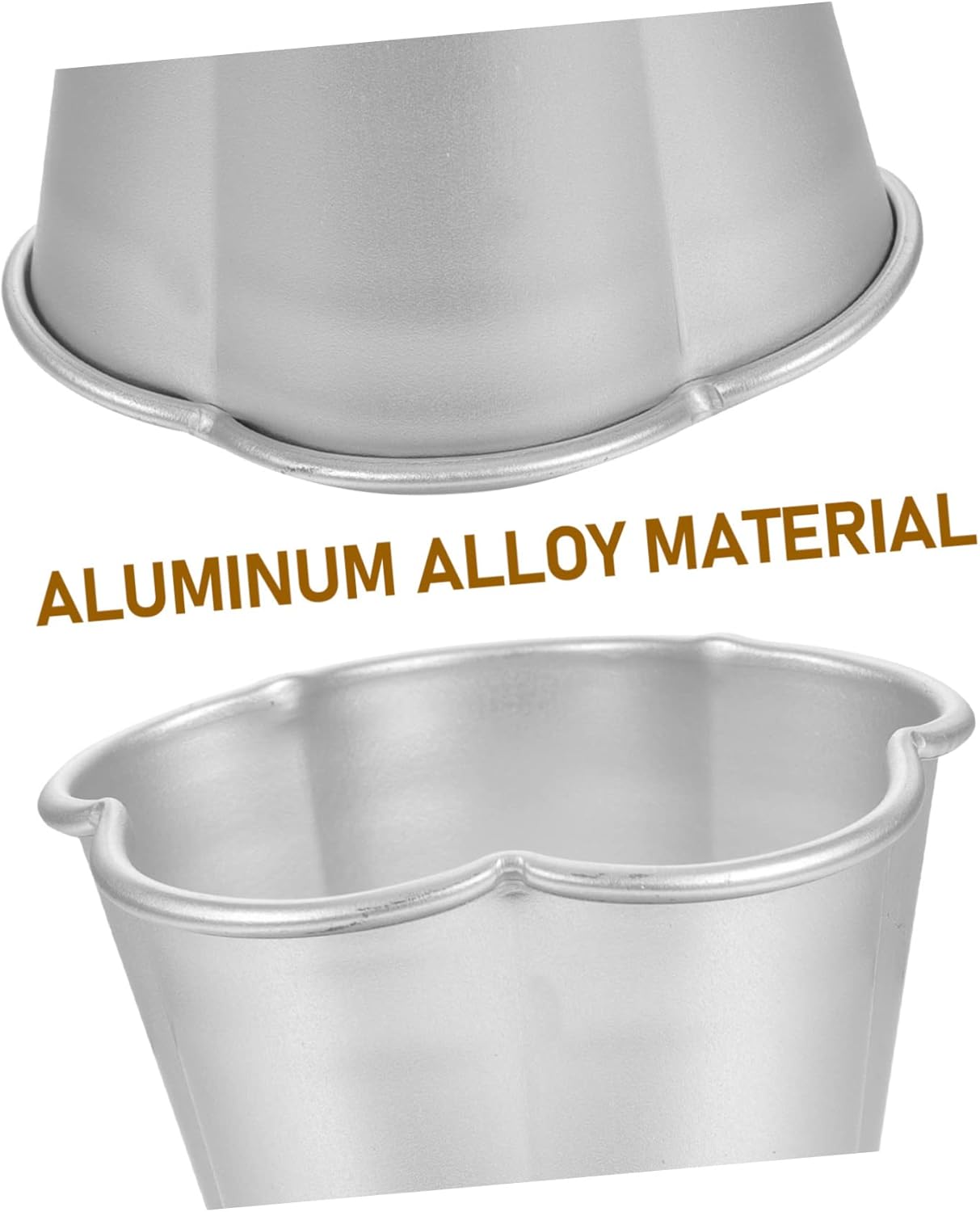 Abaodam 24 moldes para tartas, tazas de chocolate, tazas de pudín de aluminio, moldes para magdalenas, molde para pudín de yorkshire, molde para
