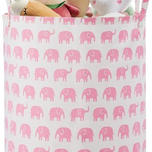 Cesta de almacenamiento grande para niñas y niños, cesta de lavandería plegable con asas largas, contenedores de juguetes para guardería, decoración Cesta de almacenamiento grande para niñas y niños, cesta de lavandería plegable con asas largas, contenedores de juguetes para guardería, decoración