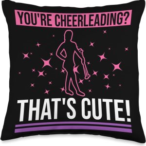 Baton Twirling & Majorette Dance Designs Baton Twirler Design for Majorette Cheerleader Throw Pillow, 16×16, Multicolor Baton Twirling & Majorette Dance Designs Baton Twirler Design for Majorette Cheerleader Throw Pillow, 16×16, Multicolor