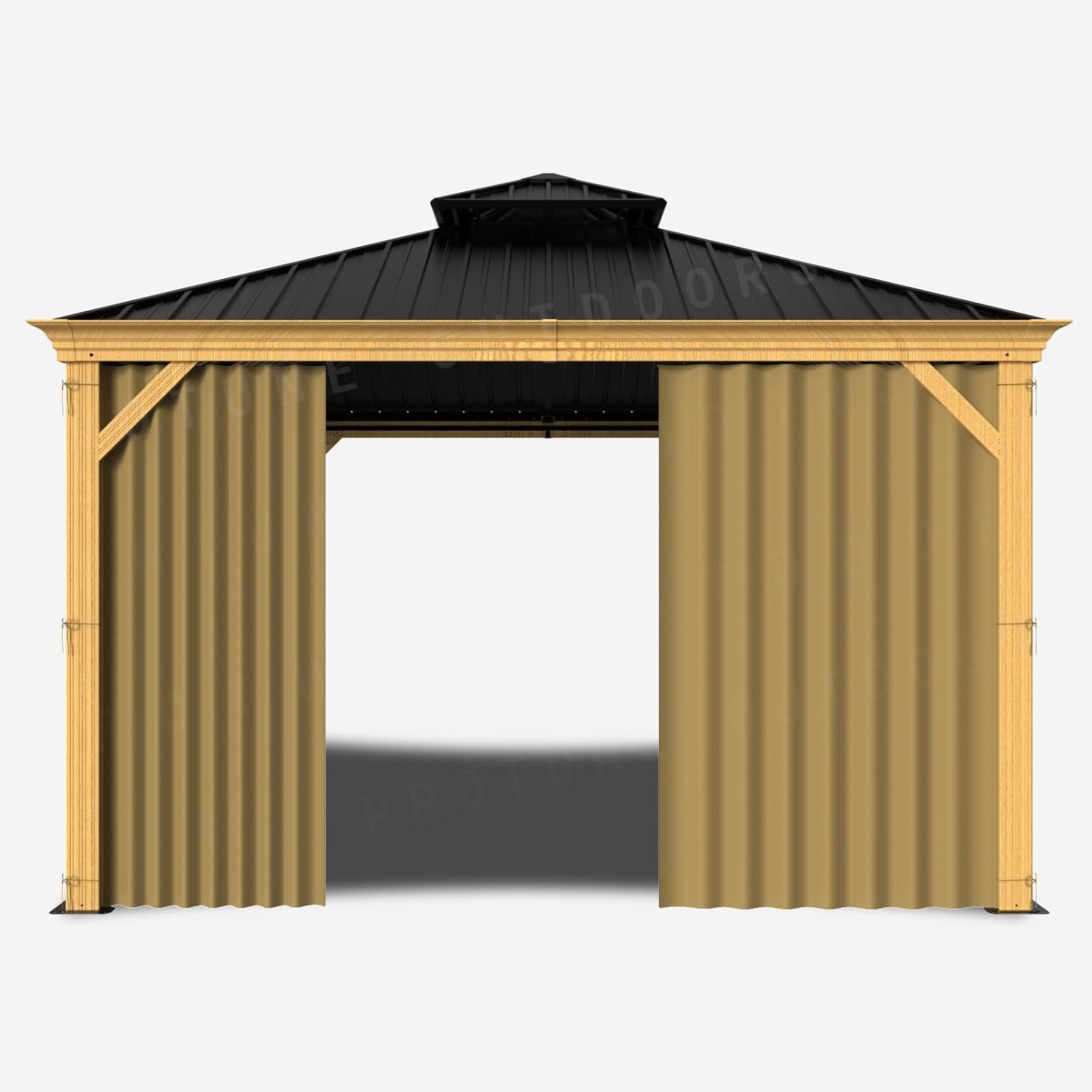 Cortina Gazebo para 8 x 8 pulgadas, para pared lateral de privacidad, 1 panel, universal, de repuesto, para proteger las paredes laterales (solo