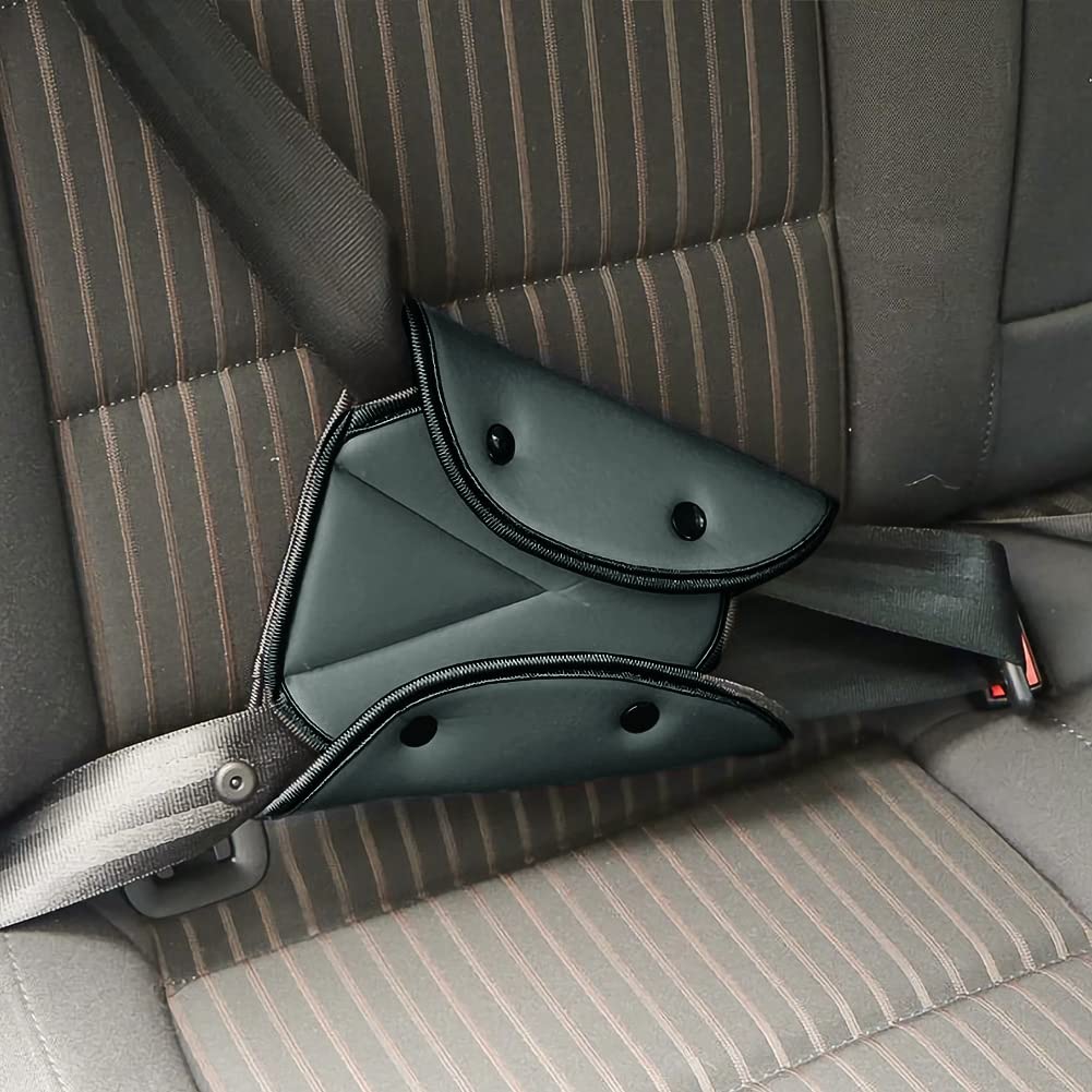 Ajustador de cinturón de seguridad de automóvil para niños, universal, triangular, funda de seguridad para automóvil, arnés de algodón suave,