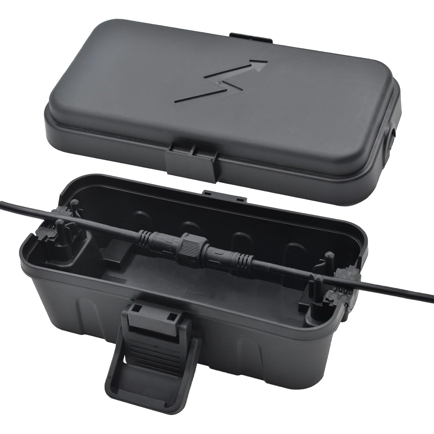 1 caja de conexión eléctrica resistente a la intemperie, caja eléctrica para exteriores, cubiertas de cable de extensión resistentes a la