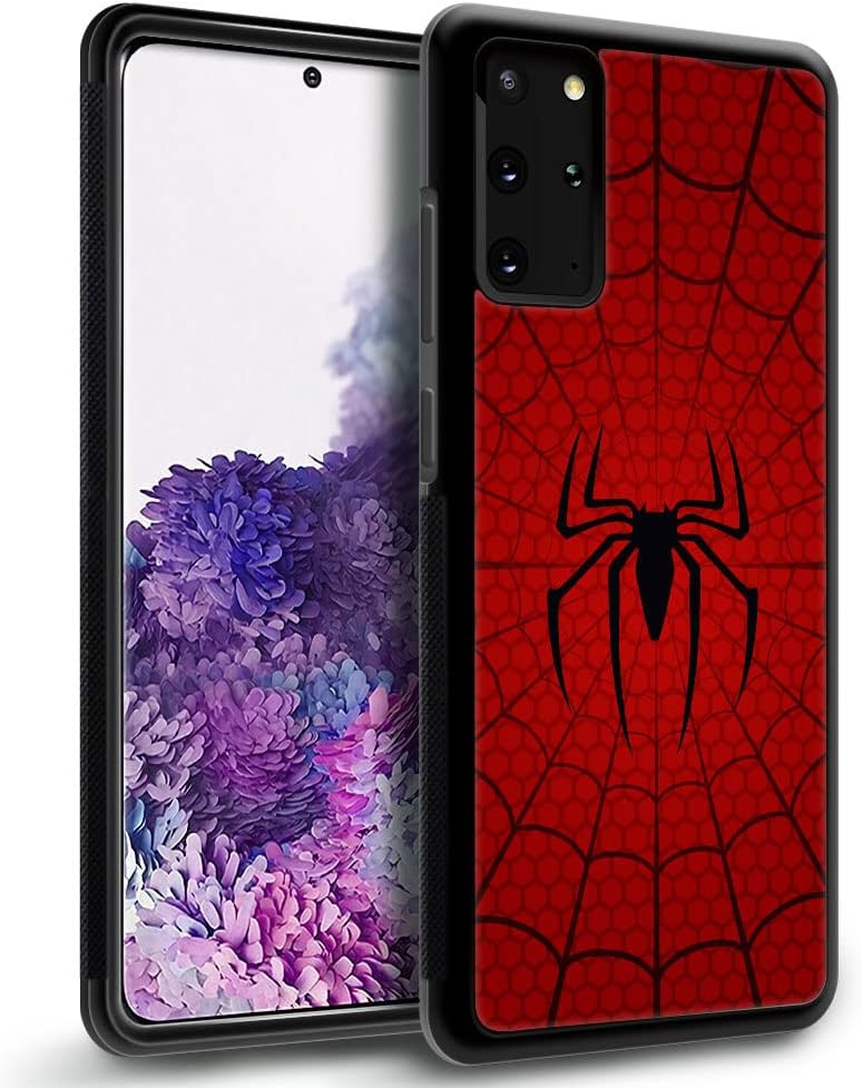 YiXinBB Funda compatible con Samsung Galaxy S20 Plus, diseño de tela de araña Y, diseño de lujo, parte trasera de policarbonato duro, a prueba de