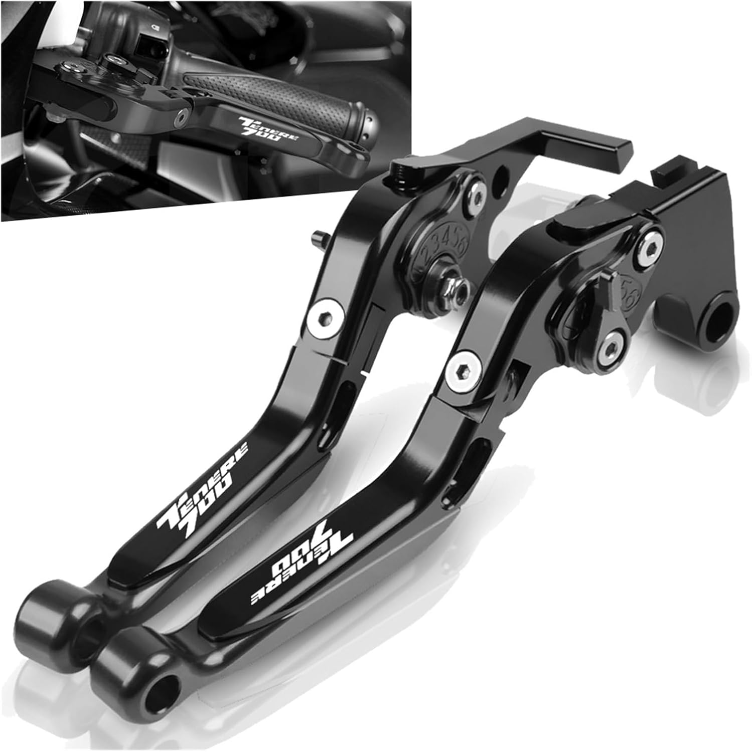 Para Yamaha y Ha TENERE 700 2019-2020 Tenere700 XTZ 700 XTZ700 Mango Embrague de freno Accesorios de motocicleta Palancas de embrague de freno
