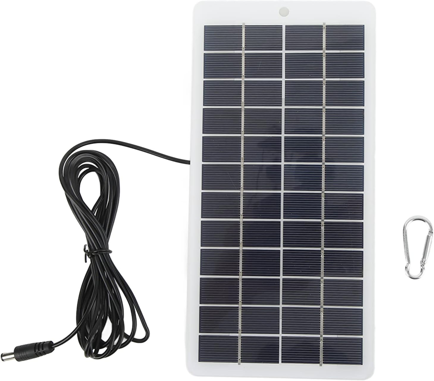 Panel solar, alta tasa de conversión portátil de 12 V de silicona policristalina de carga de panel solar, kit de panel solar para luces de