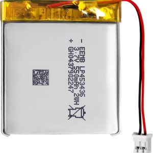 EEMB 3.7V 550mAh 453436 Lipo Batería recargable Batería de iones de polímero de litio con conector JST Asegúrese de que la polaridad del dispositivo EEMB 3.7V 550mAh 453436 Lipo Batería recargable Batería de iones de polímero de litio con conector JST Asegúrese de que la polaridad del dispositivo