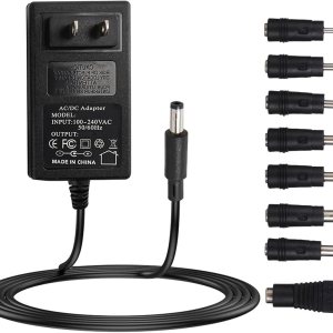 Adaptador de corriente de conmutación de 15V 2A AC para 15 voltios (1A 1.1A 1.2A 1.3A 1.4A 1.5A 1.6A 1.7A 1.8A 1.9A 2A) con 8 enchufes de CC Adaptador de corriente de conmutación de 15V 2A AC para 15 voltios (1A 1.1A 1.2A 1.3A 1.4A 1.5A 1.6A 1.7A 1.8A 1.9A 2A) con 8 enchufes de CC