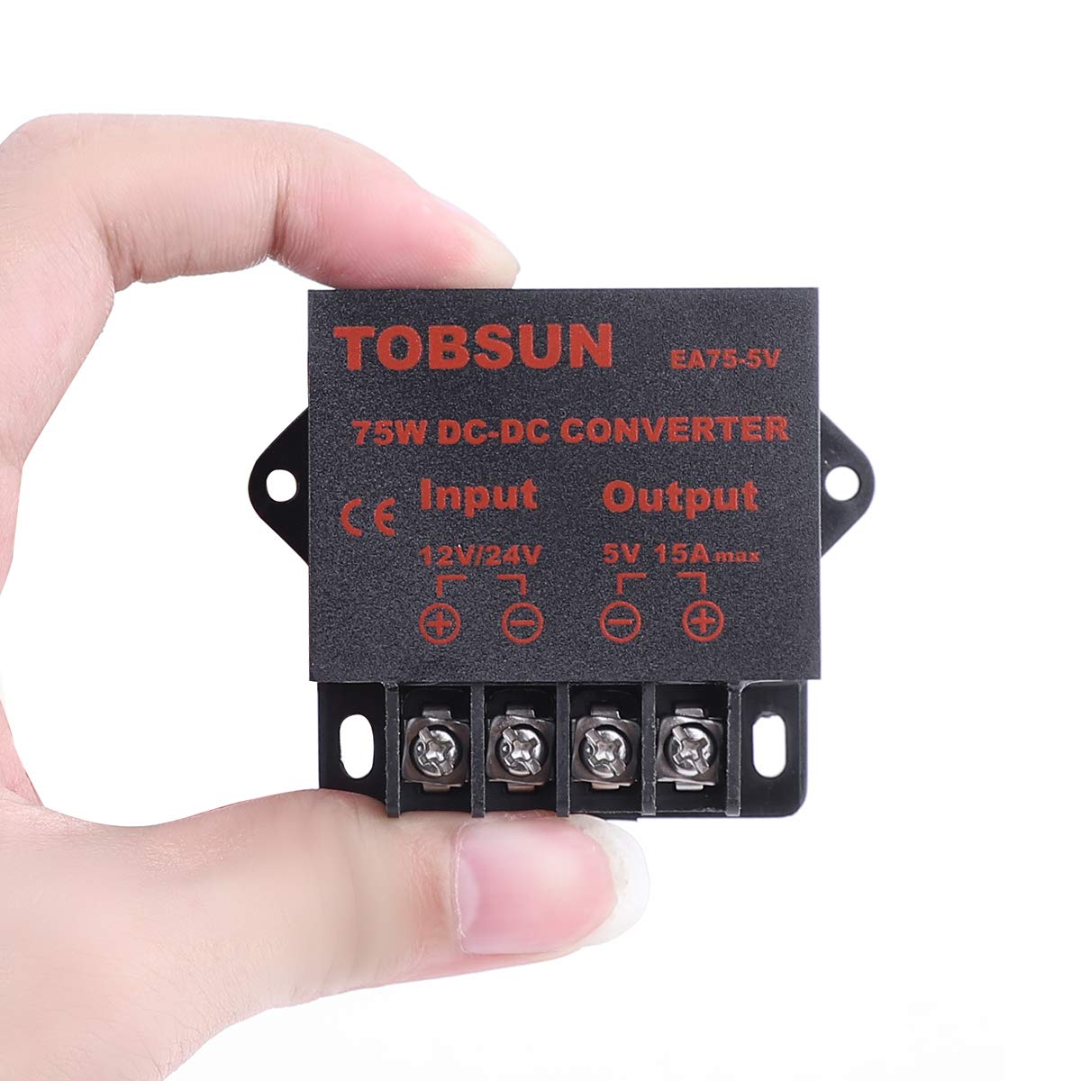Convertidor CC Regulador reductor 5V Regulado Fuentes de alimentación Convertidor de transformador (5V 15A 75W)