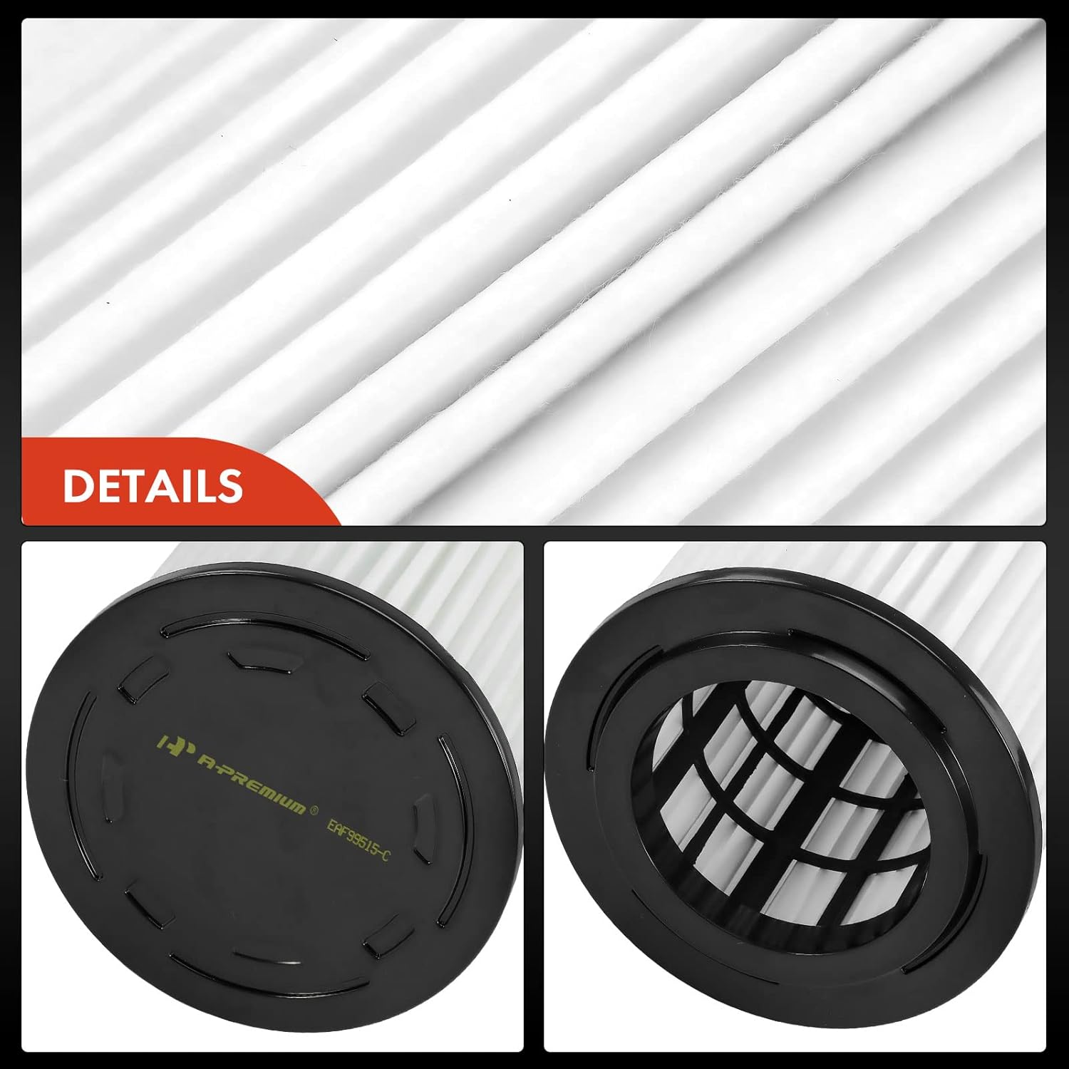 A-Premium Filtro de aire de motor compatible con Hyundai Veloster N 2019-2022, Kona N 2022-2023, L4 2.0L turboalimentado