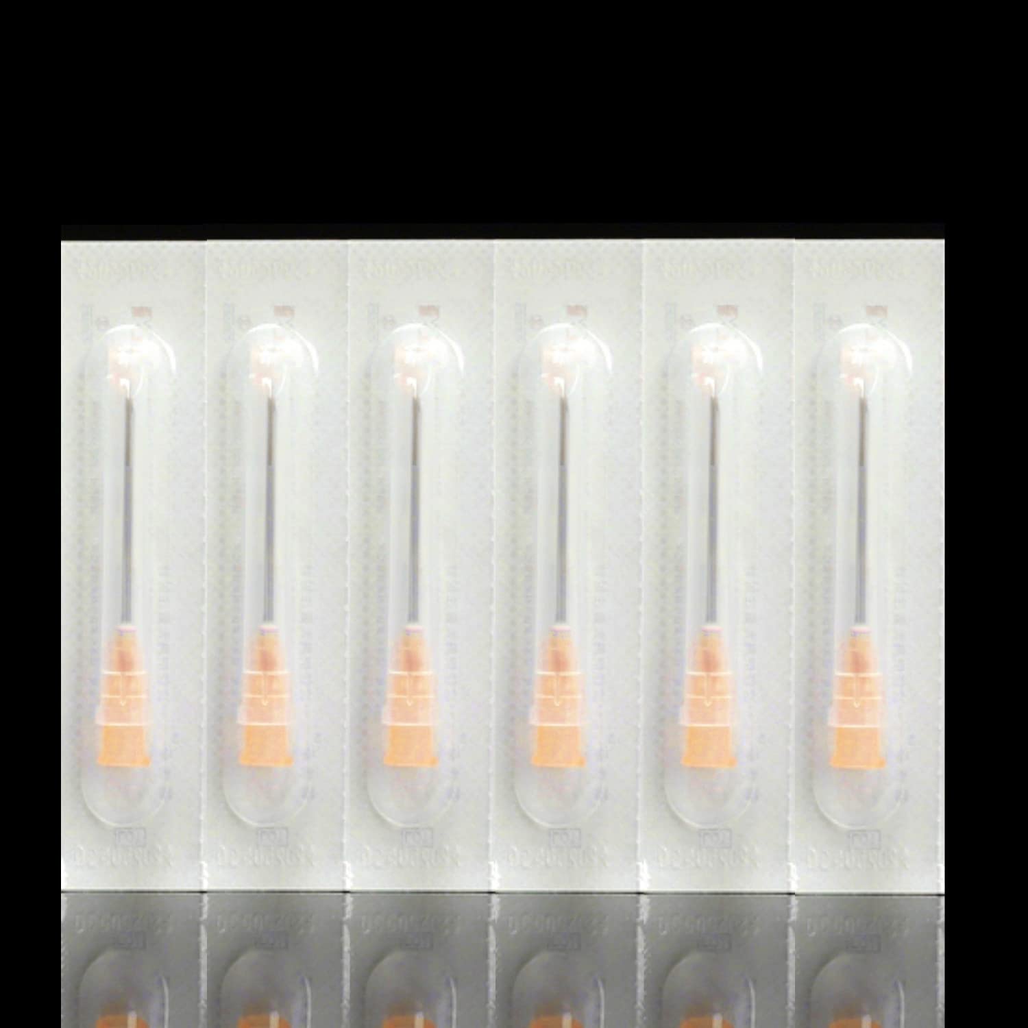 Paquete de 100 herramientas dispensadoras de 25 Ga de 1 pulgada con bloqueo Luer para industria, laboratorio científico, investigación de cultivo de