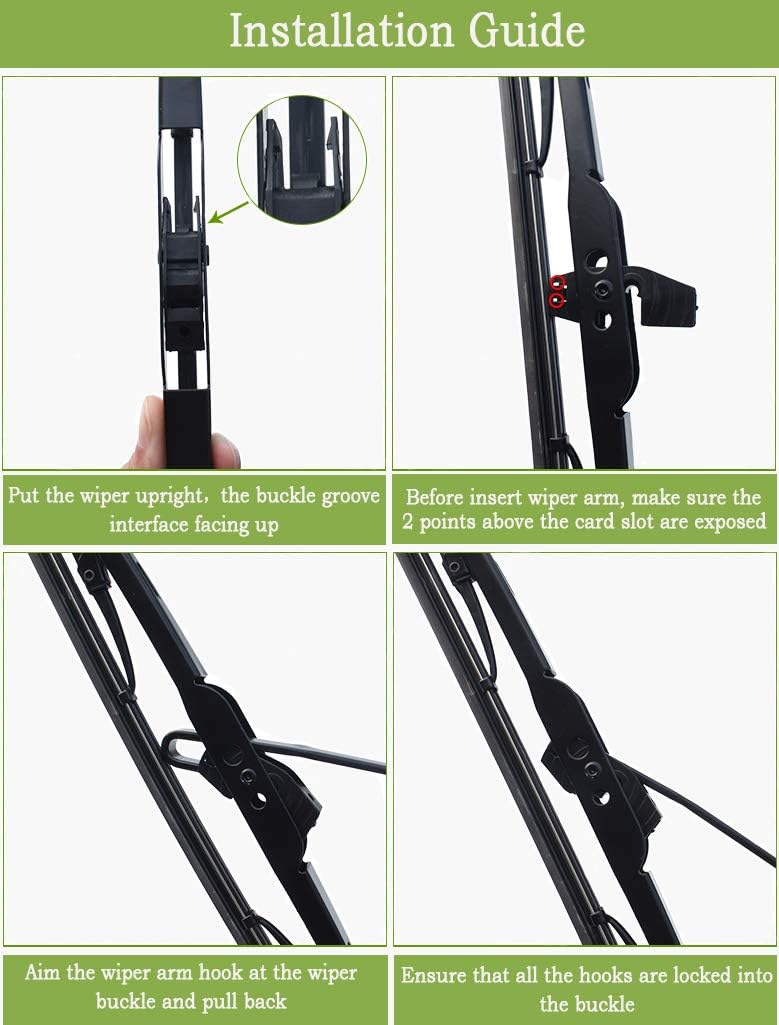 Juego de limpiaparabrisas de repuesto para Honda CR-V 2002-2006, calidad original de fábrica para mi automóvil, 21 + 20 pulgadas (paquete de 2)