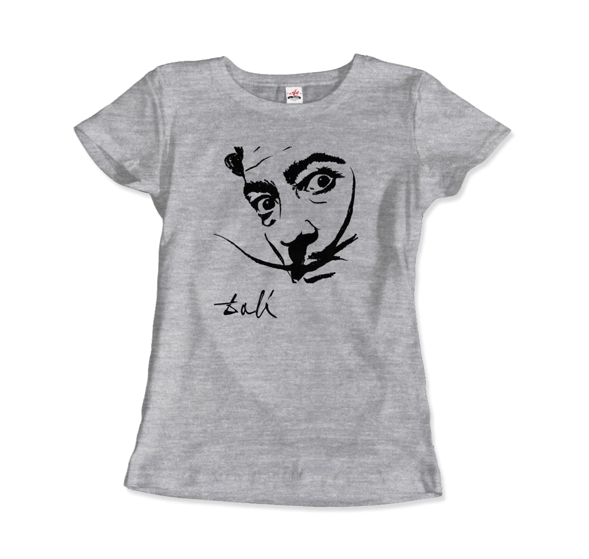 Salvador Dali Portrait Sketch Artwork T-Shirt (Adults, Kids, Short & Long Sleeve)