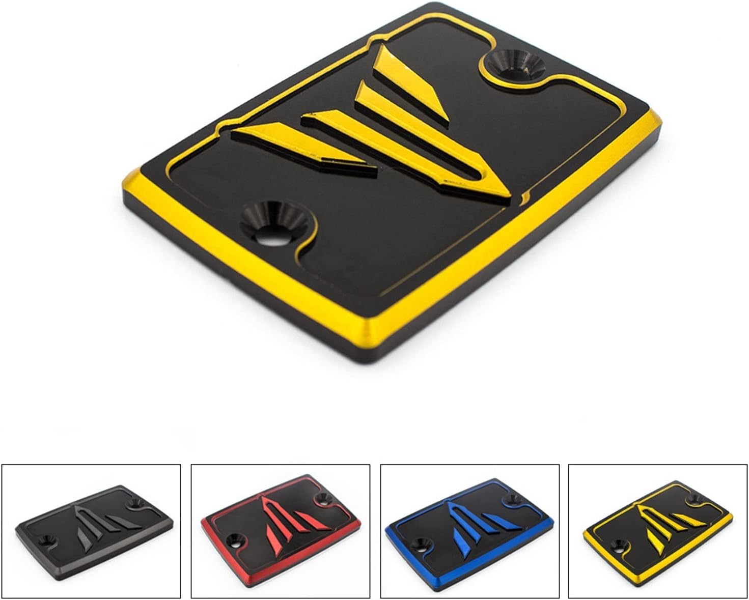 LCCDZ Aluminum Motorcycle CNC Brake Reservoir Tank Cover Cap Compatible With Yamaha MT07 MT-07 Tracer700 MT-09 MT09 Tracer900 2014-2020 2019 2018
