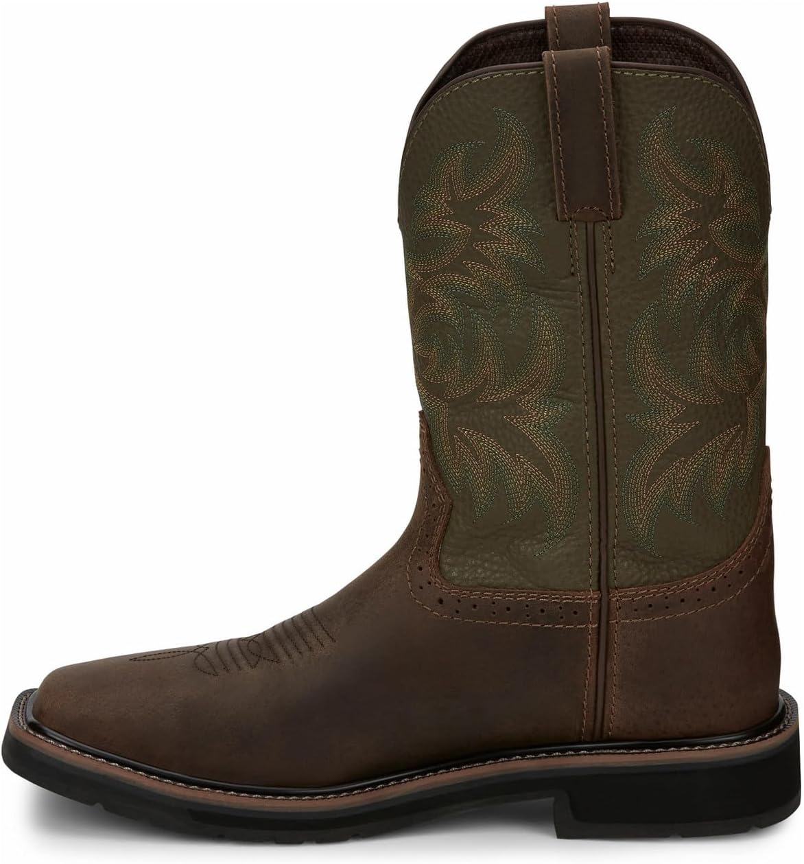 JUSTIN Driller Western Work Boot Steel Toe – Se4688 para hombre