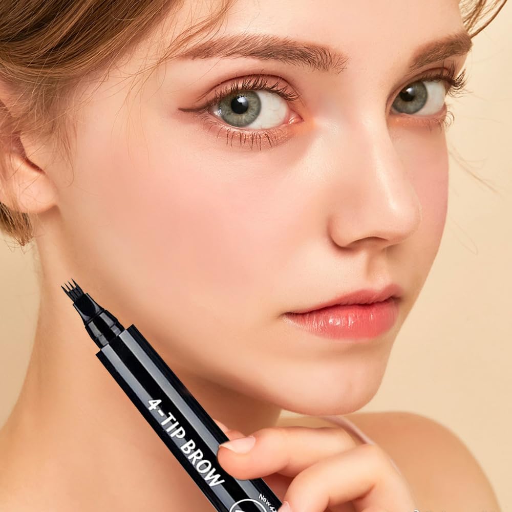 Lápiz de contorno de cejas, lápiz mágico de cejas 3D resistente al agua, microblading lápiz de cejas, lápiz de cejas microblading de trazo fino,