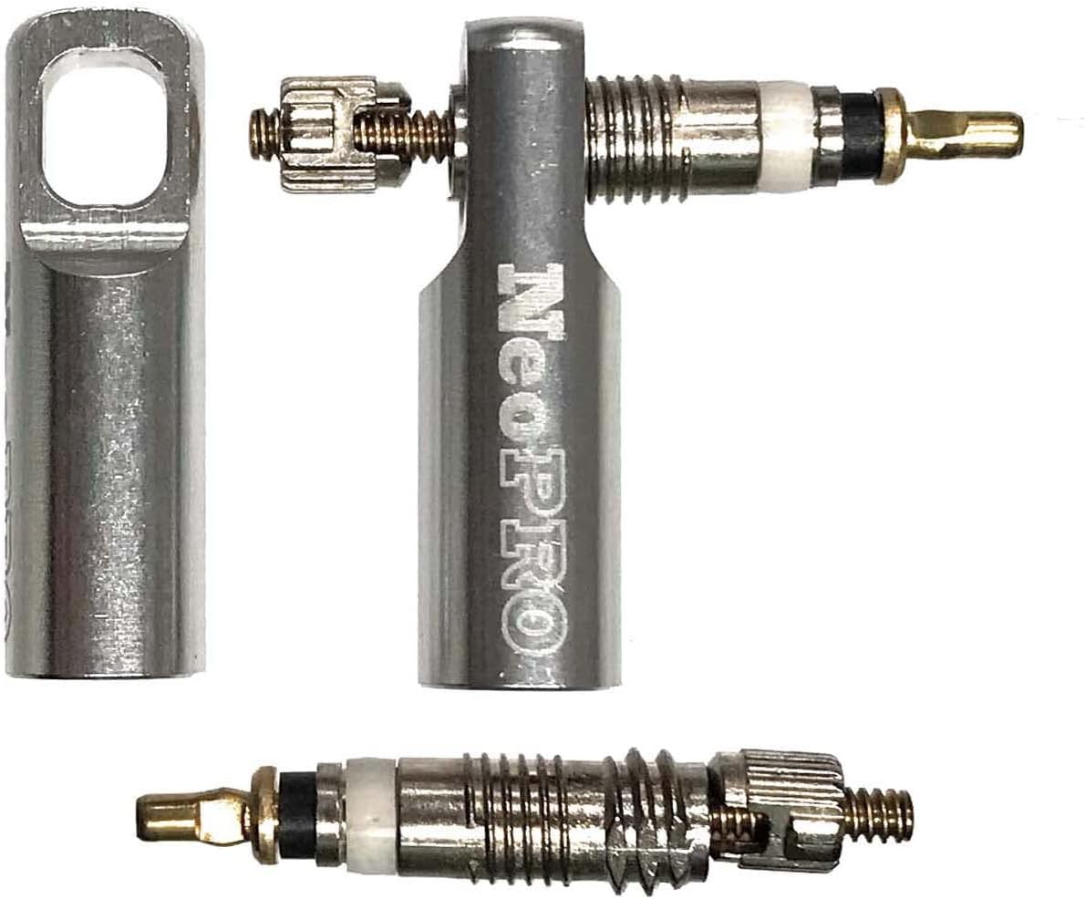 Bike Presta tapa de válvula con kit de función de extracción de núcleo de válvula, cubiertas antipolvo para neumáticos