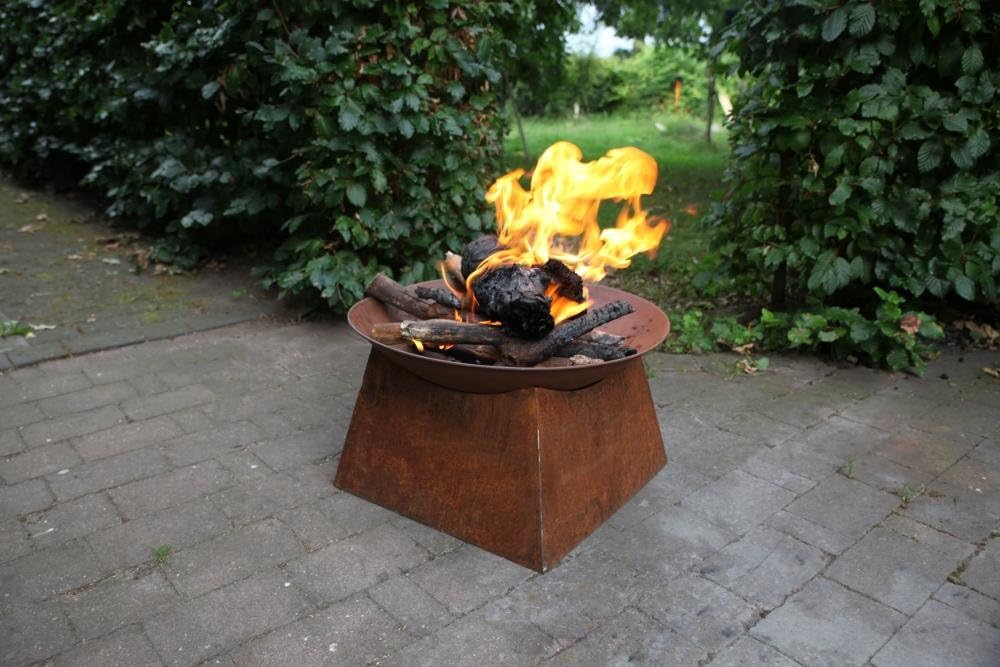 Esschert Design Cuenco de fuego de óxido