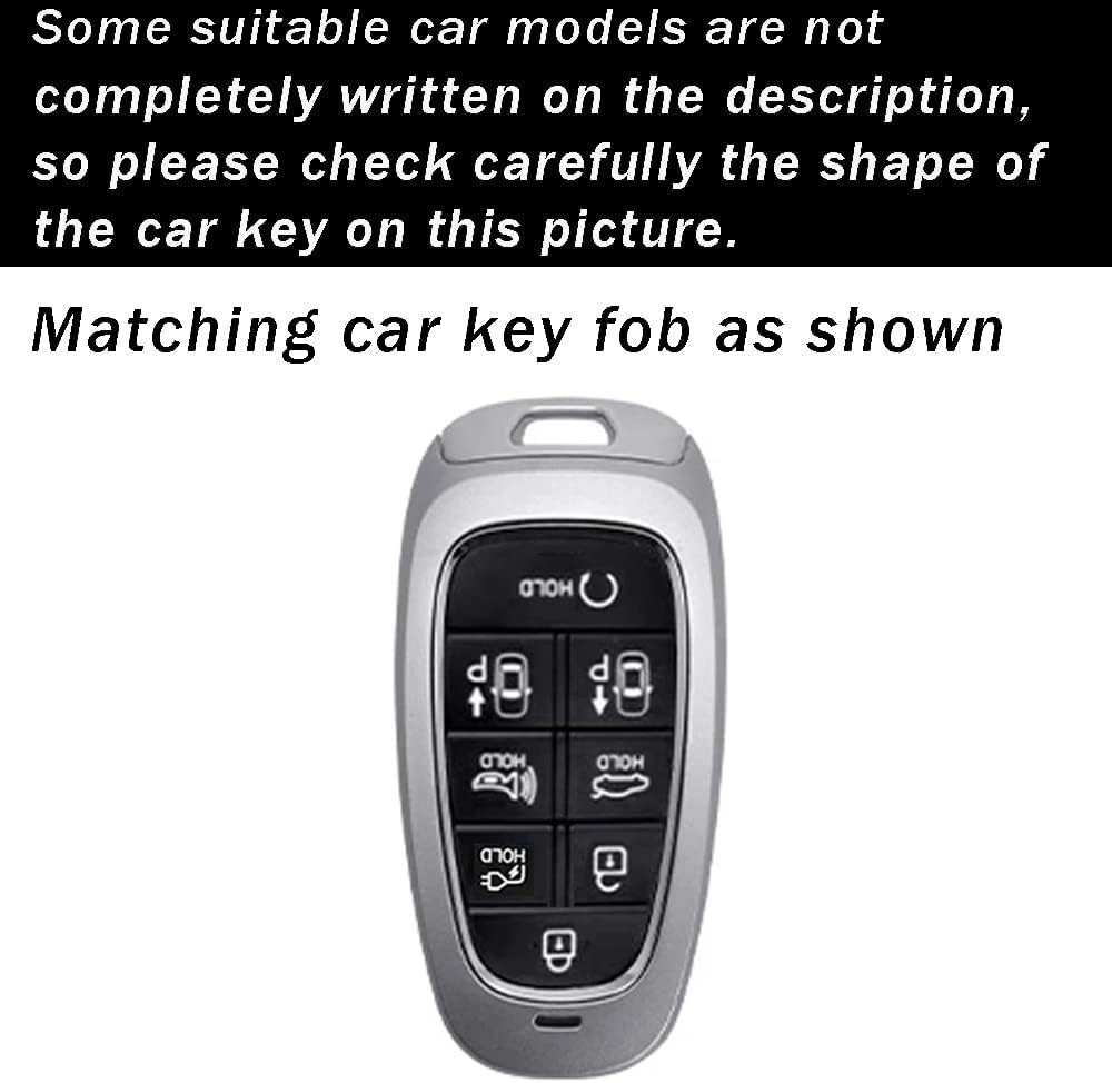 ontto Funda inteligente para llavero de 8 botones compatible con Hyundai Sonata Sel IONIQ 5 Nexo Tucson Sonata 2020 Grandeur 2020 Sonata Limited