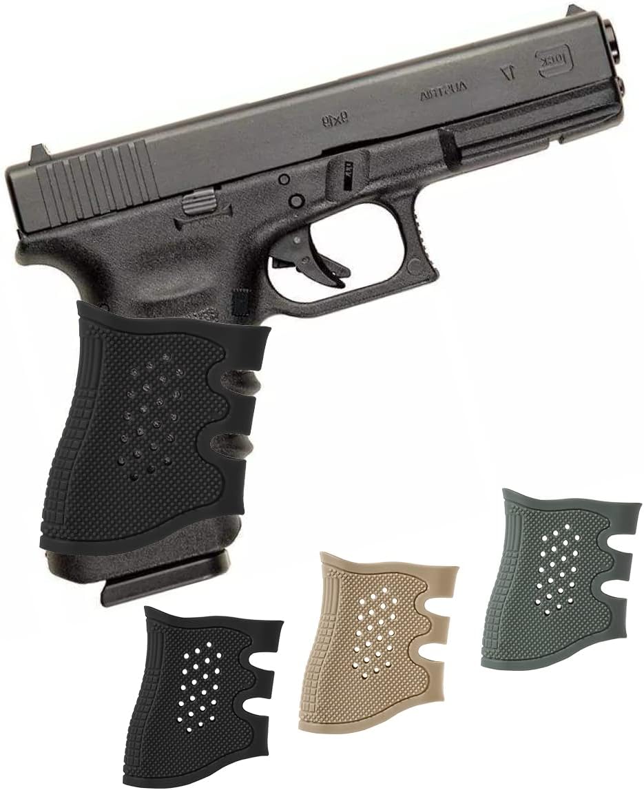 Manguito táctico de goma para guantes con agarre ventilado para Glock