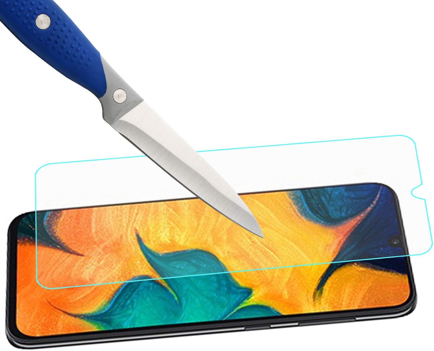 Mr.Shield Paquete de 3 Diseñado para Samsung Galaxy A20 no compatible con Samsung Galaxy S20 Vidrio templado Protector de pantalla Vidrio japonés