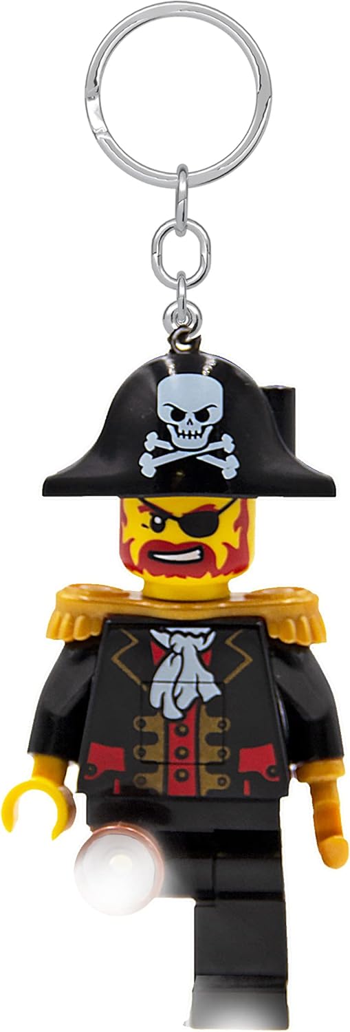 Lego – Linterna LED icónica para fanáticos icónicos, juguete novedoso para niños, figura de 2.992 in, 2 pilas CR2025 incluidas, Negro -, Talla