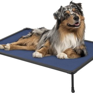 Veehoo Cama elevada refrescante para perros para exteriores, cama elevada a prueba de mordeduras para perros medianos, plataforma lavable para Veehoo Cama elevada refrescante para perros para exteriores, cama elevada a prueba de mordeduras para perros medianos, plataforma lavable para