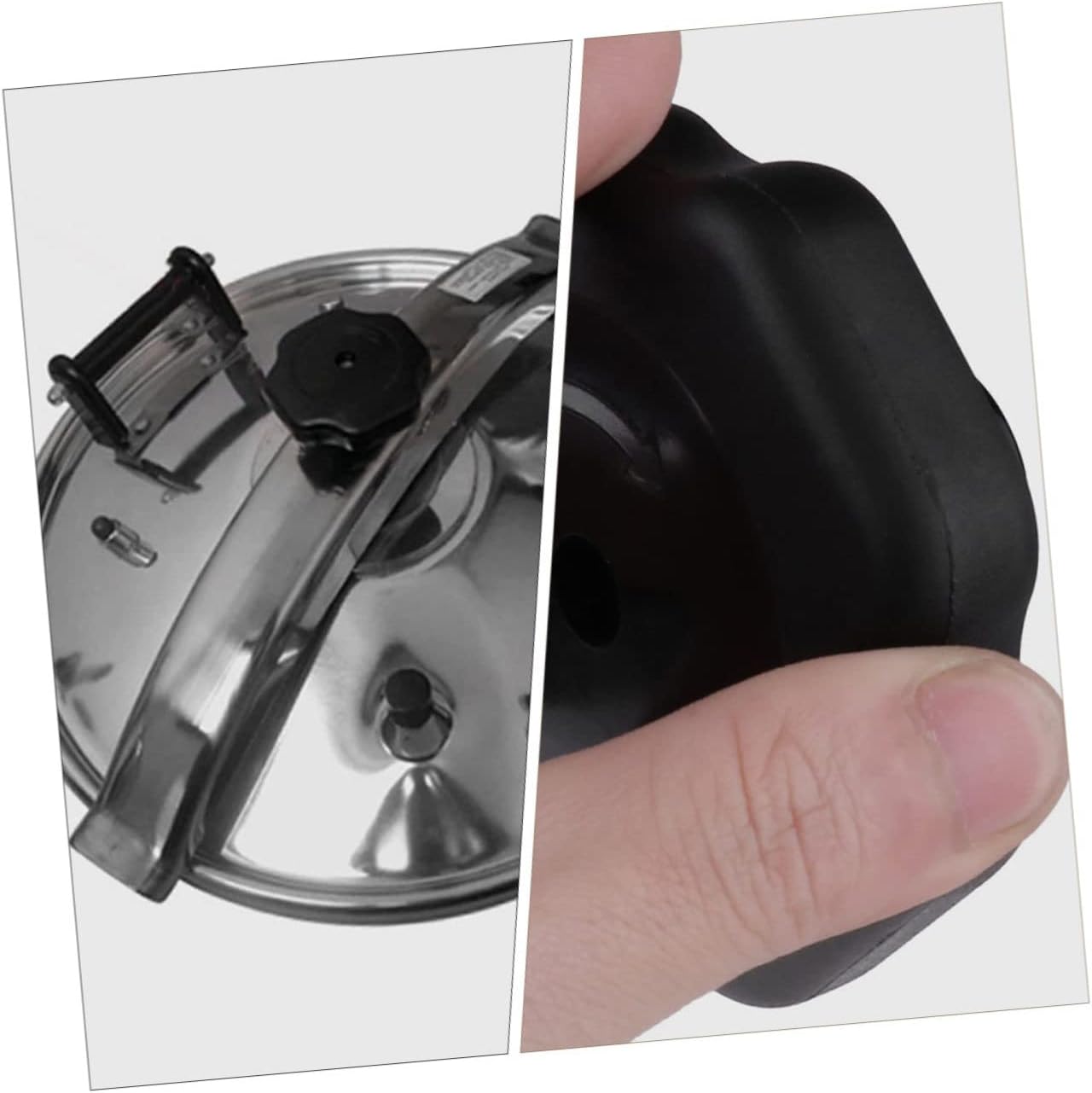 VILLCASE 4 piezas Accesorios para olla a presión, mango de tapa de olla, olla de arroz, vaporera, perillas de olla a presión, tapa de repuesto para