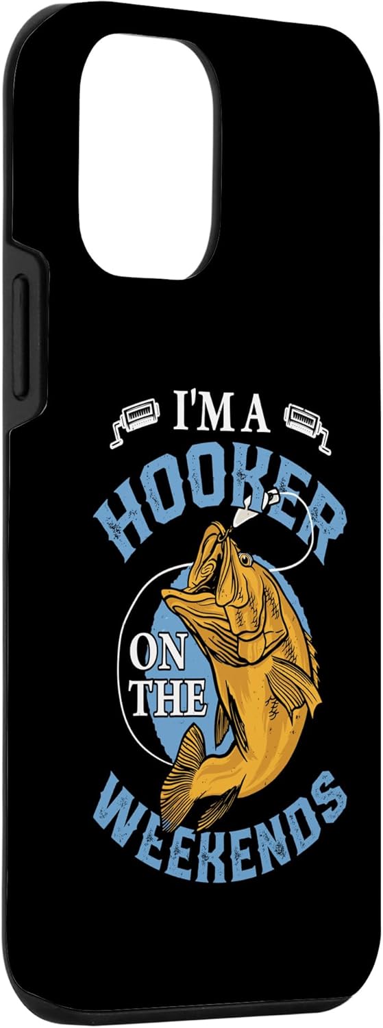 iPhone 12 mini Funny Bass Fishing Fisherman Adult Men Case