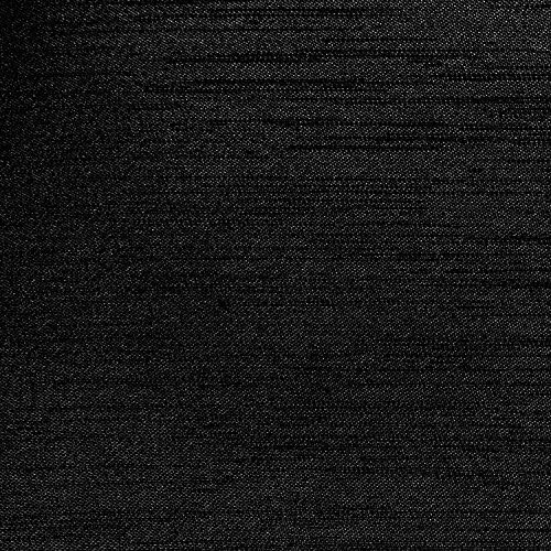 Ultimate Textile -10 docenas – Reversible Shantung Satin – Majestic – Servilletas de tela de 20 x 20 pulgadas, color negro