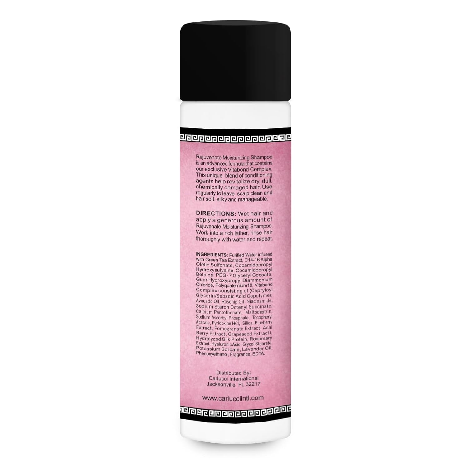 Carlucci  Champú Hidratante Rejuvenate, Fórmula Profesional Enriquecida Vitabond para cabello seco y opaco – 10 onzas