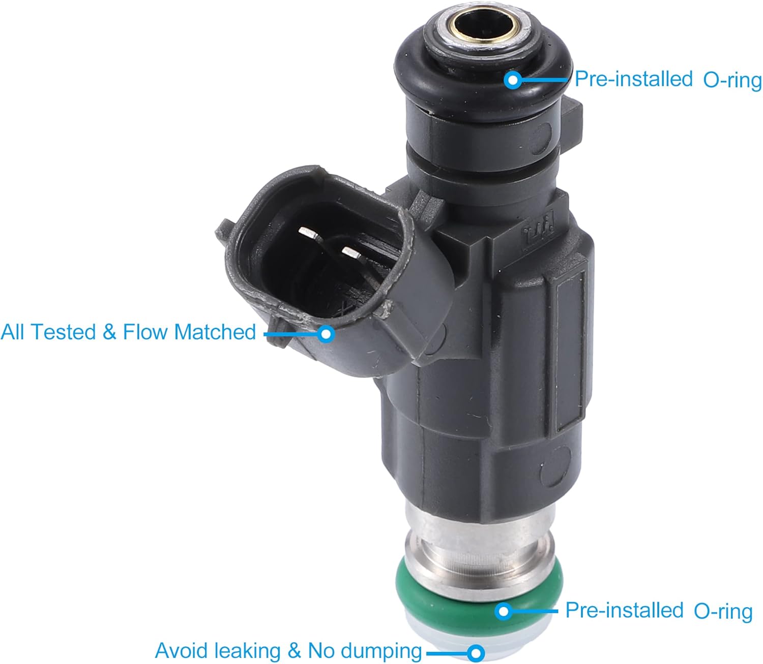 X AUTOHAUX 6 inyectores de combustible 16600-AE060 FBJC101 para Nissan Altima 2002-2005 para Nissan Maxima 2002-2003 para Nissan Murano 2003 3.5L