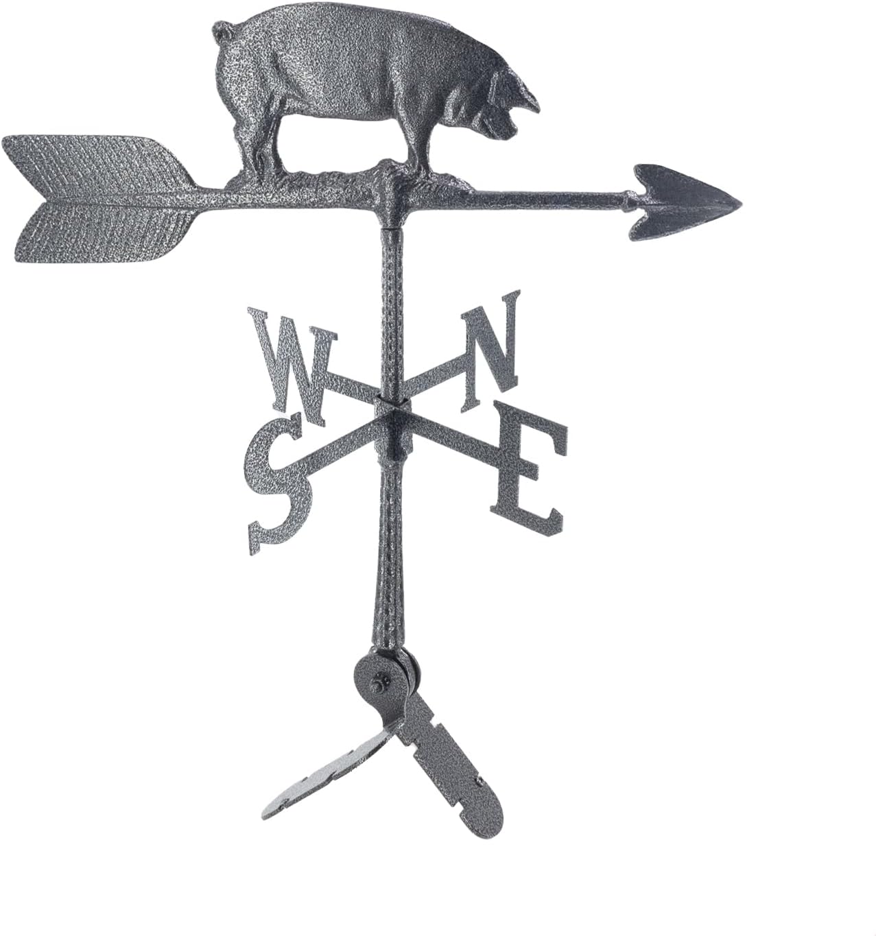 Veleta de aluminio de 24  – Veleta al aire libre con adorno – Decoración de techo de metal – Montaje incluido (4 a elegir) – Veleta de aluminio