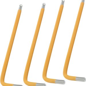 Juego de llaves Allen de extremo de bola naranja de 0.197 in, 25 ángulos, 4 piezas Juego de llaves Allen de extremo de bola naranja de 0.197 in, 25 ángulos, 4 piezas