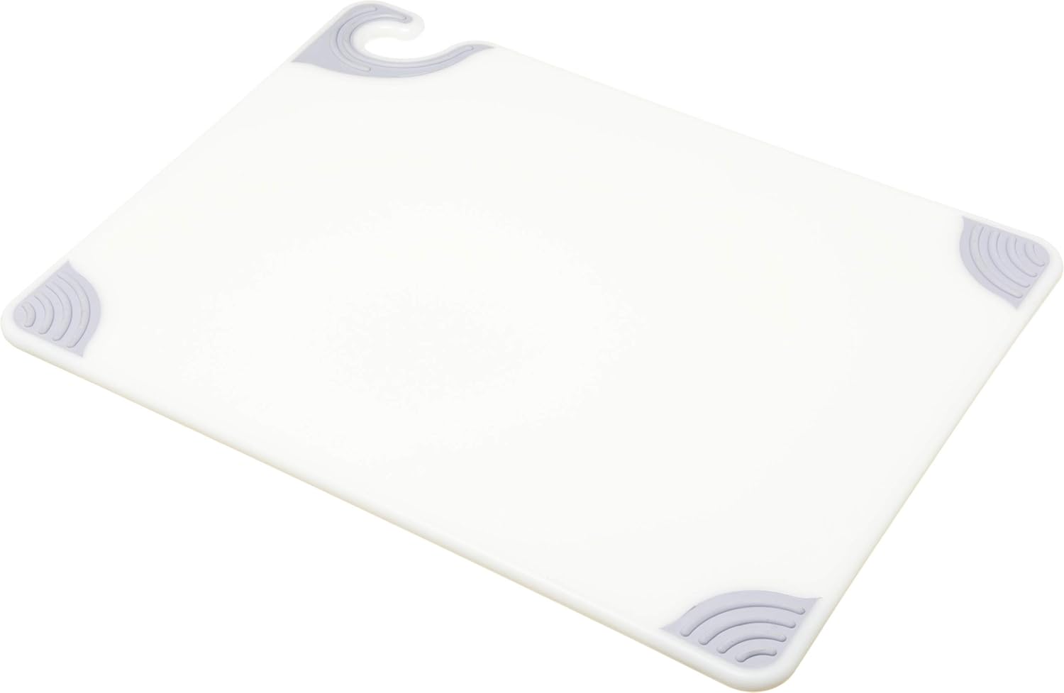 San Jamar Saf-T-Grip Co-Polymer colección de tabla de cortar, Blanco, 1