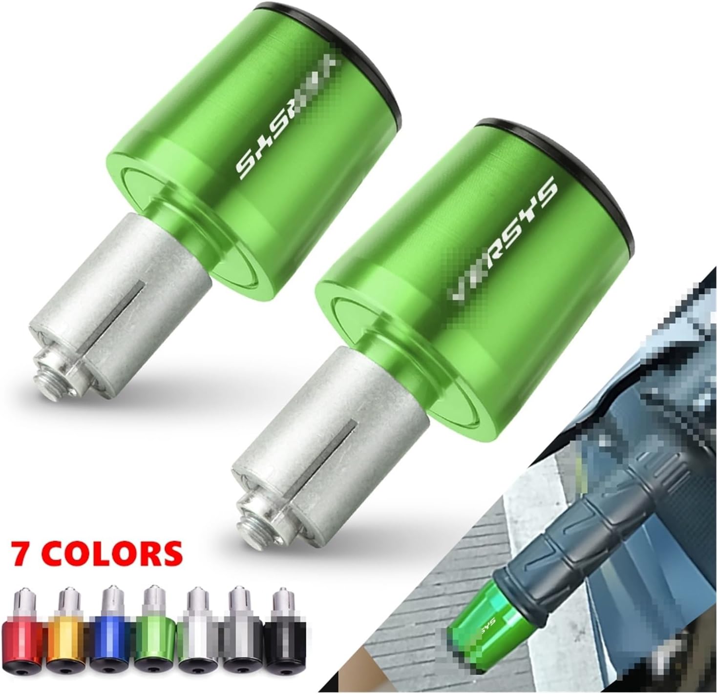 Motorcycle Motorcycle Handlebar Ends Handle Bar Grips Caps for Kawasaki for Versys 650 1000 X300 2018-2021 2022 Handle end