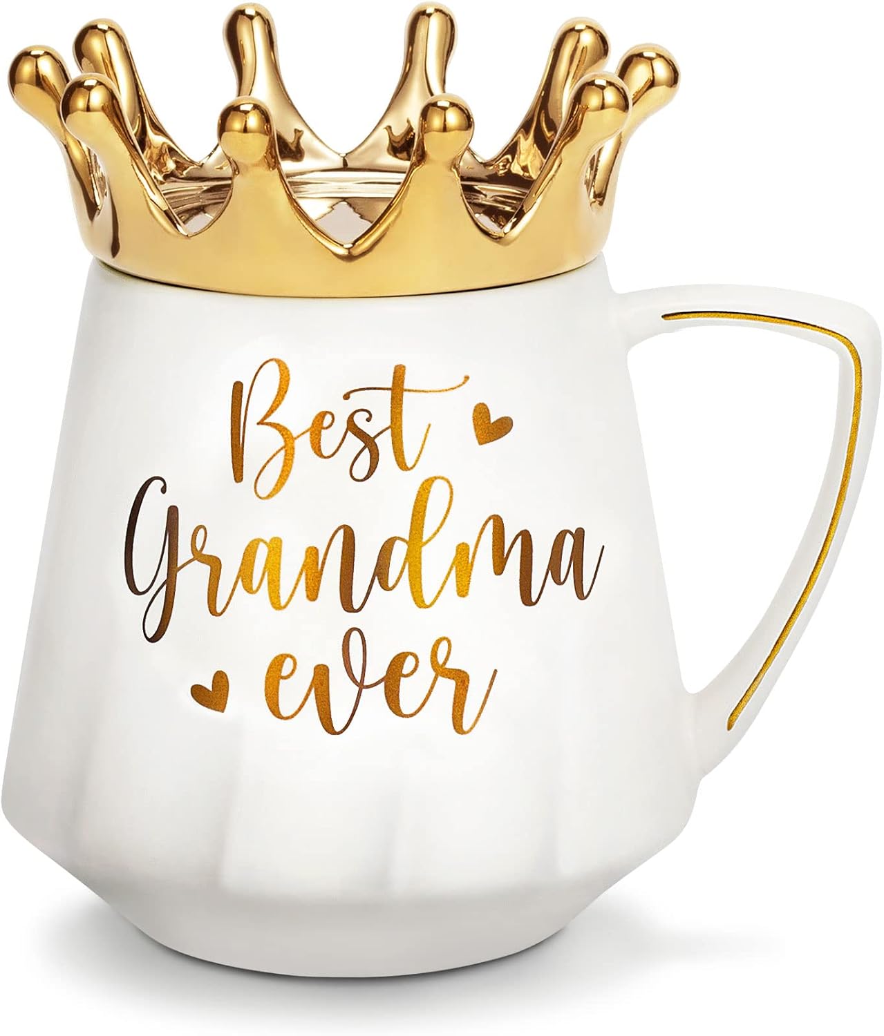Regalos del día de la madre para la abuela, regalos de nietos, nietos, la mejor abuela siempre, taza de té de abuela, taza de té de 12 onzas con