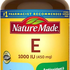 Nature Made Vitamina E 180 mg (400 UI) dl-alfa, suplemento dietético para soporte antioxidante, 350 cápsulas blandas, suministro de 350 días+ Nature Made Vitamina E 180 mg (400 UI) dl-alfa, suplemento dietético para soporte antioxidante, 350 cápsulas blandas, suministro de 350 días+