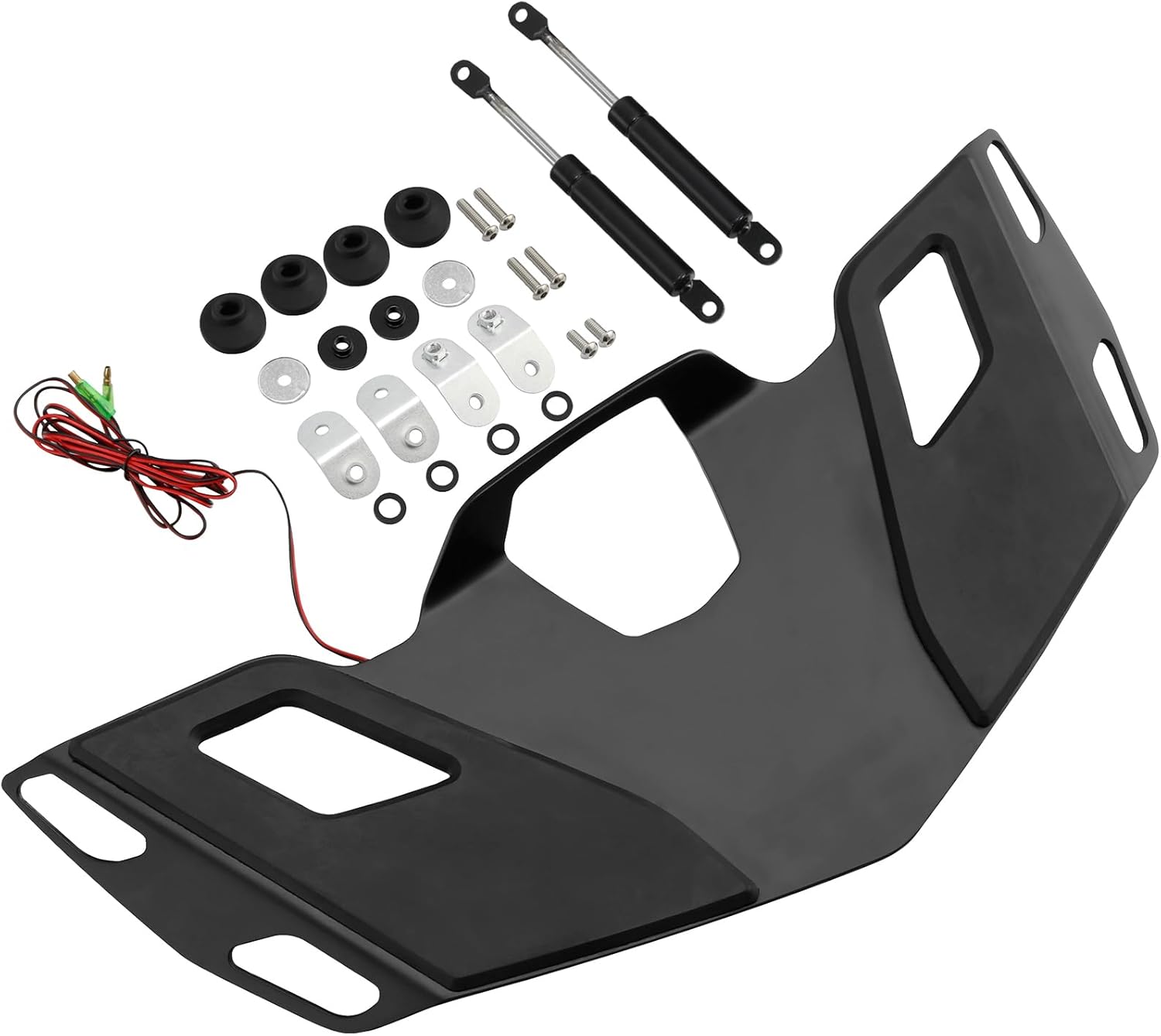 TCT-MOTORPARTS Portaequipajes trasero para maletero con luz de freno LED para Honda Goldwing GL1800 2018-2020 Reemplazo para 08L70-MKC-A00,