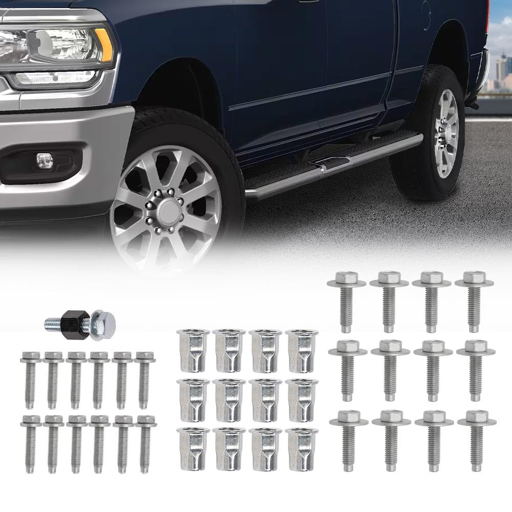 Kit de herramientas de paso lateral tubular compatible con Dodge RAM 1500 2500 3500 2013-2019Dodge RAM 4500 5500 2014-2019