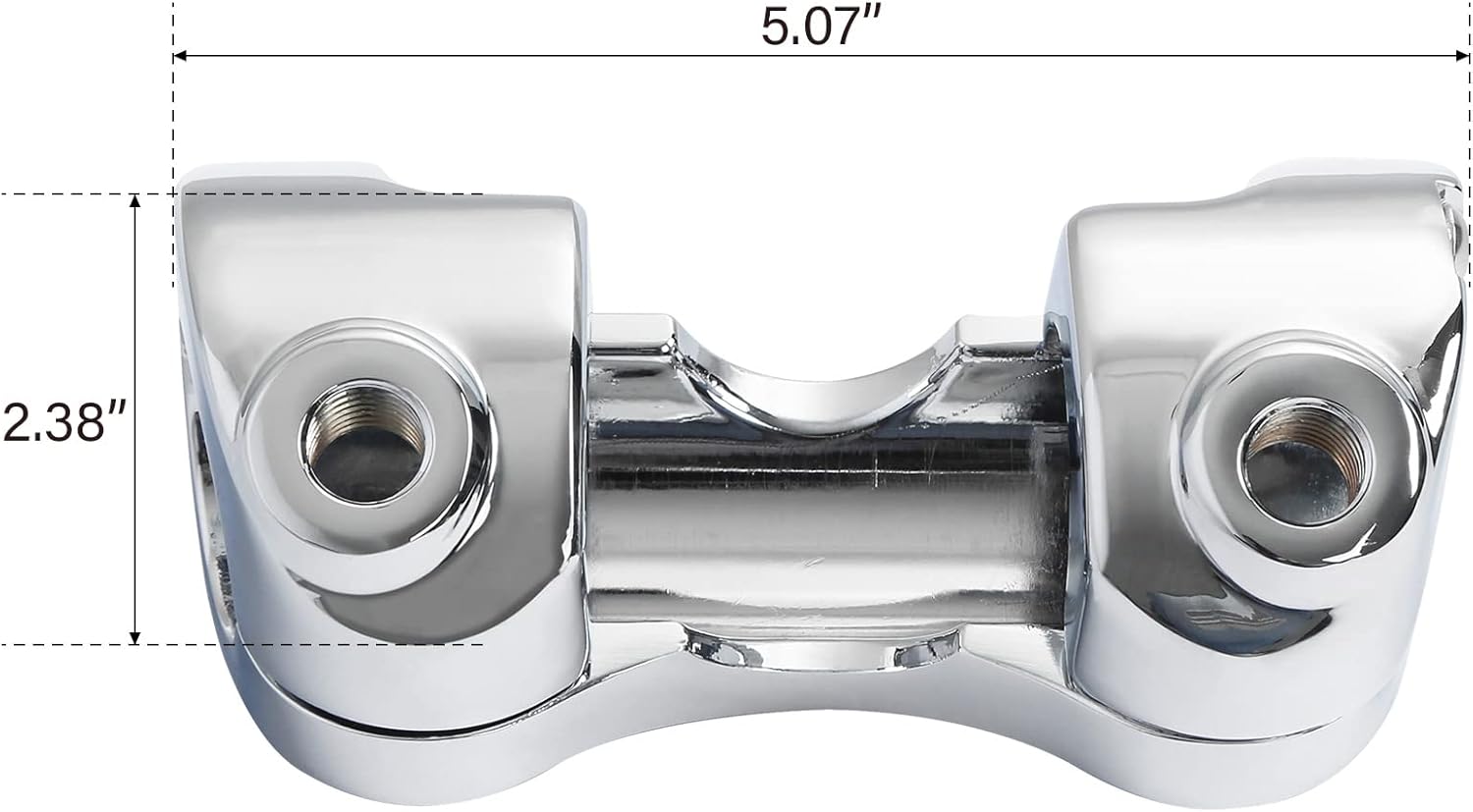 TCT-MOTORPARTS Abrazadera superior elevadora de manillar de 1 14 pulgadas para Harley Road King FLHRXS 2017-2022 2021