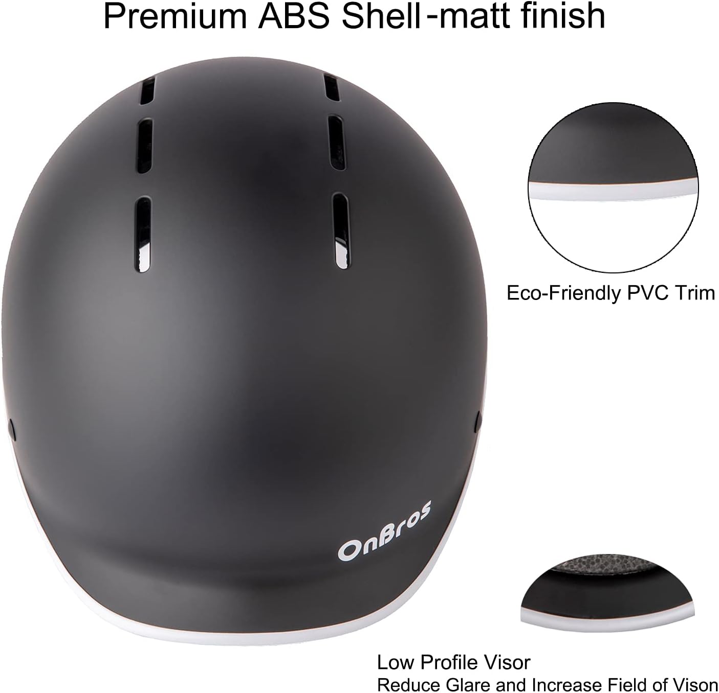 OnBros Casco de bicicleta para adultos, casco de bicicleta de carretera para mujeres y hombres, casco de ciclismo ajustable de seguridad certificado