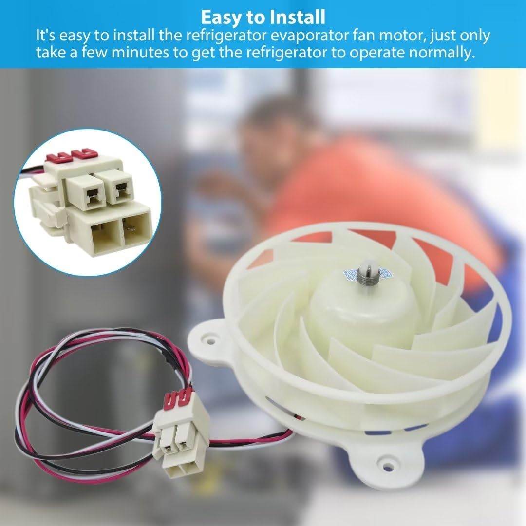 DA31-00287B  ARES2120RA – Motor de ventilador evaporador blanco para refrigerador Samsung