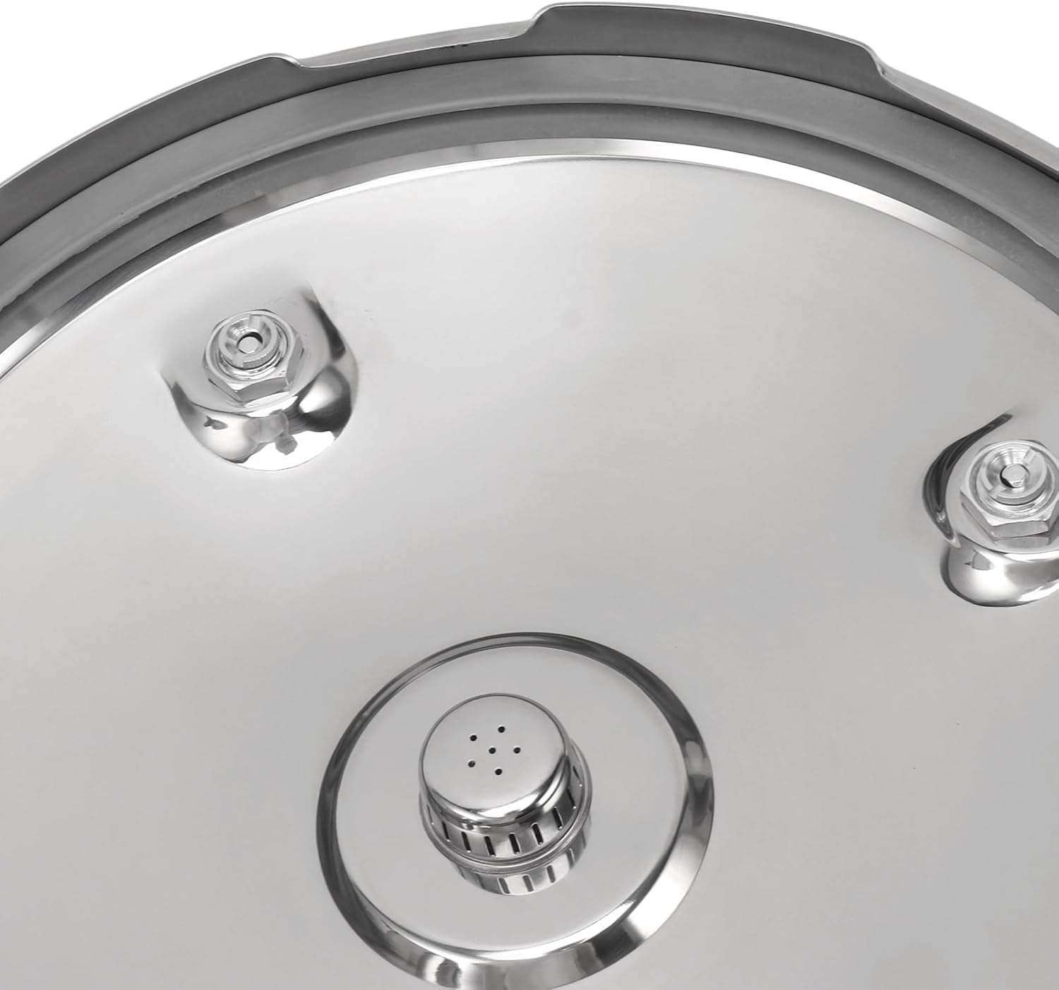 Olla a presión para estufa, olla arrocera de acero inoxidable de 80 KPA con válvula limitadora de presión, mango de seguridad multifuncional olla de