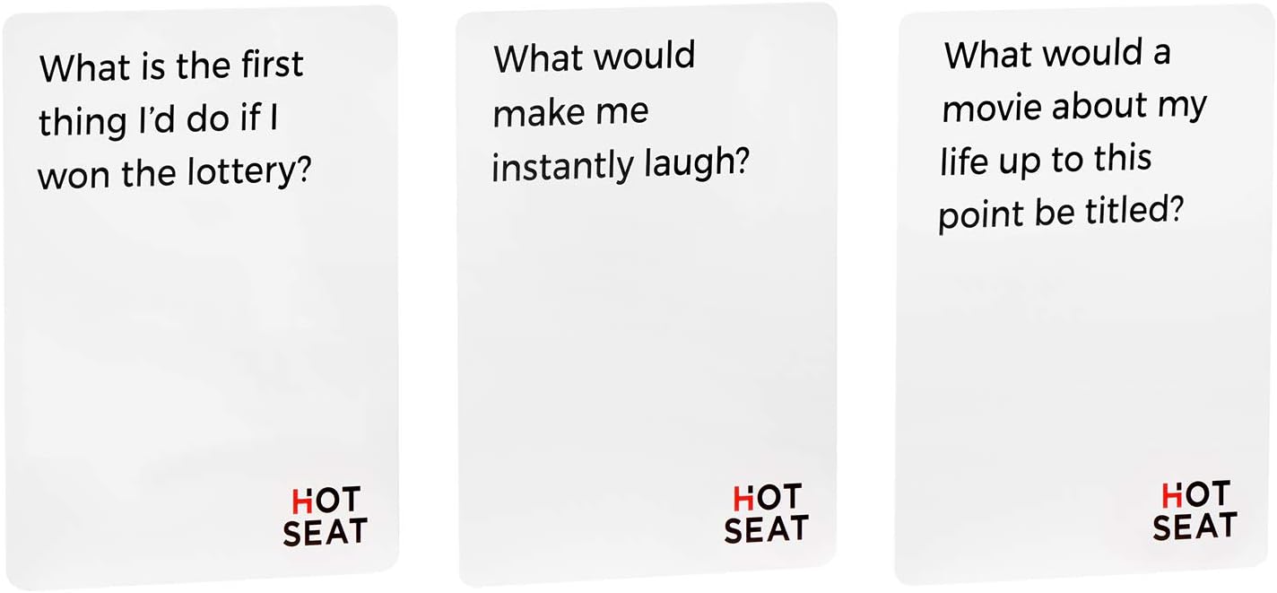 Hot Seat & LIAR LIAR – Paquete de juegos para conocerte – 2 divertidos juegos sociales