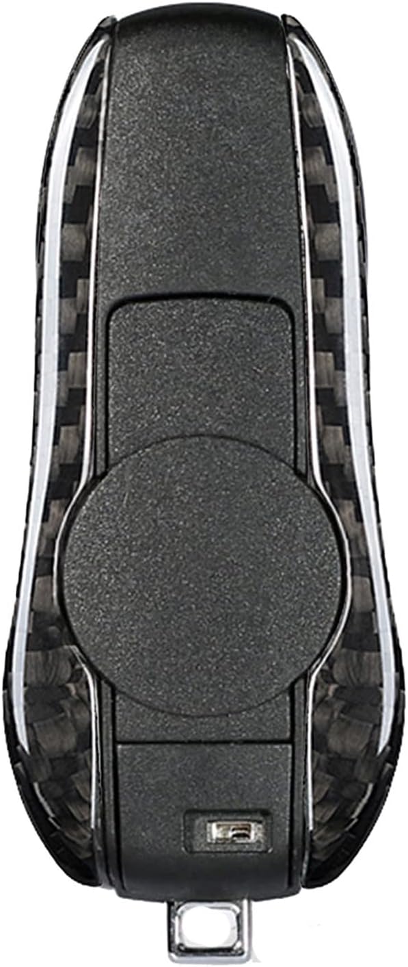 Funda para llavero de fibra de carbono genuina para Porsche 718 911 Carrera 918 Spyder Boxster 981 Cayenne 92A Cayman 981 para Macan para Panamera