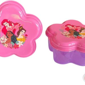 Princess Ariel, Moana y Belle – Caja de aperitivos reutilizable, contenedor compacto de almacenamiento de alimentos, sin BPA, ideal para almuerzos y Princess Ariel, Moana y Belle – Caja de aperitivos reutilizable, contenedor compacto de almacenamiento de alimentos, sin BPA, ideal para almuerzos y