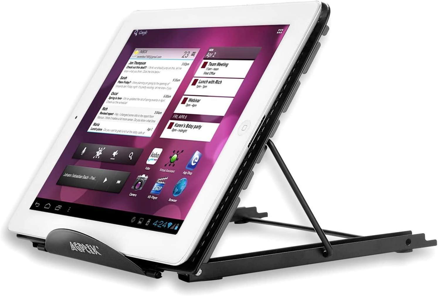 Huacan Diamond Painting A4 Light Pad con soporte plegable Ángulo ajustable multifunción Skidding Prevened Holder