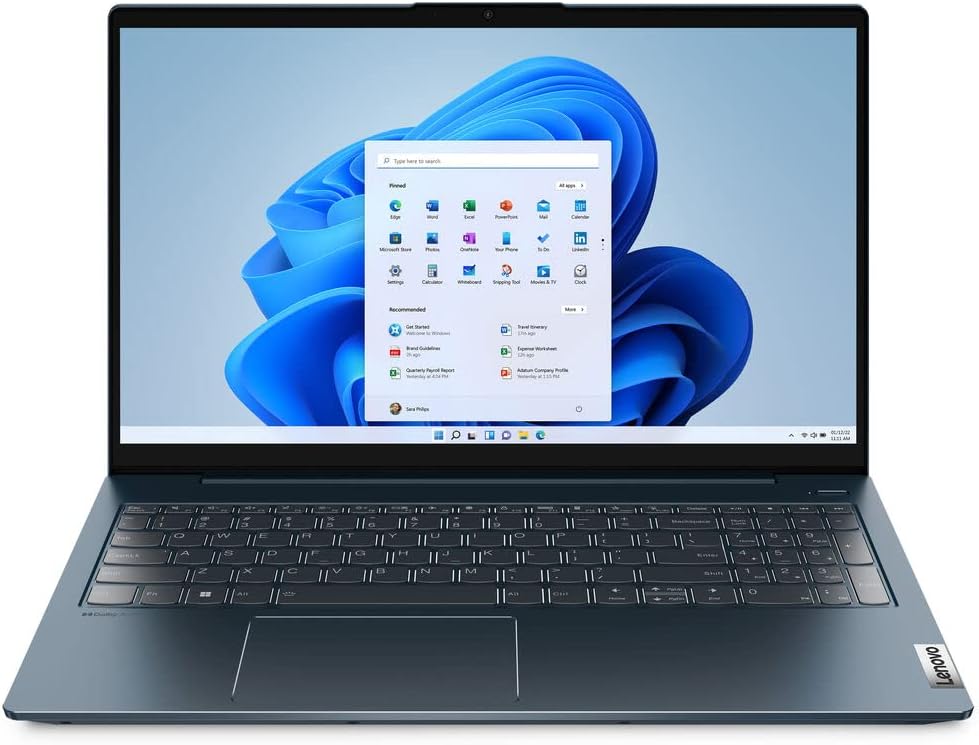 Laptop Lenovo IdeaPad 5i 2022 de 15.6 pulgadas, FHD IPS, pantalla táctil 12 Intel i7-1255U de 10 núcleos Iris Xe, 12 GB, DDR4, 1 TB, SSD, WiFi 6,