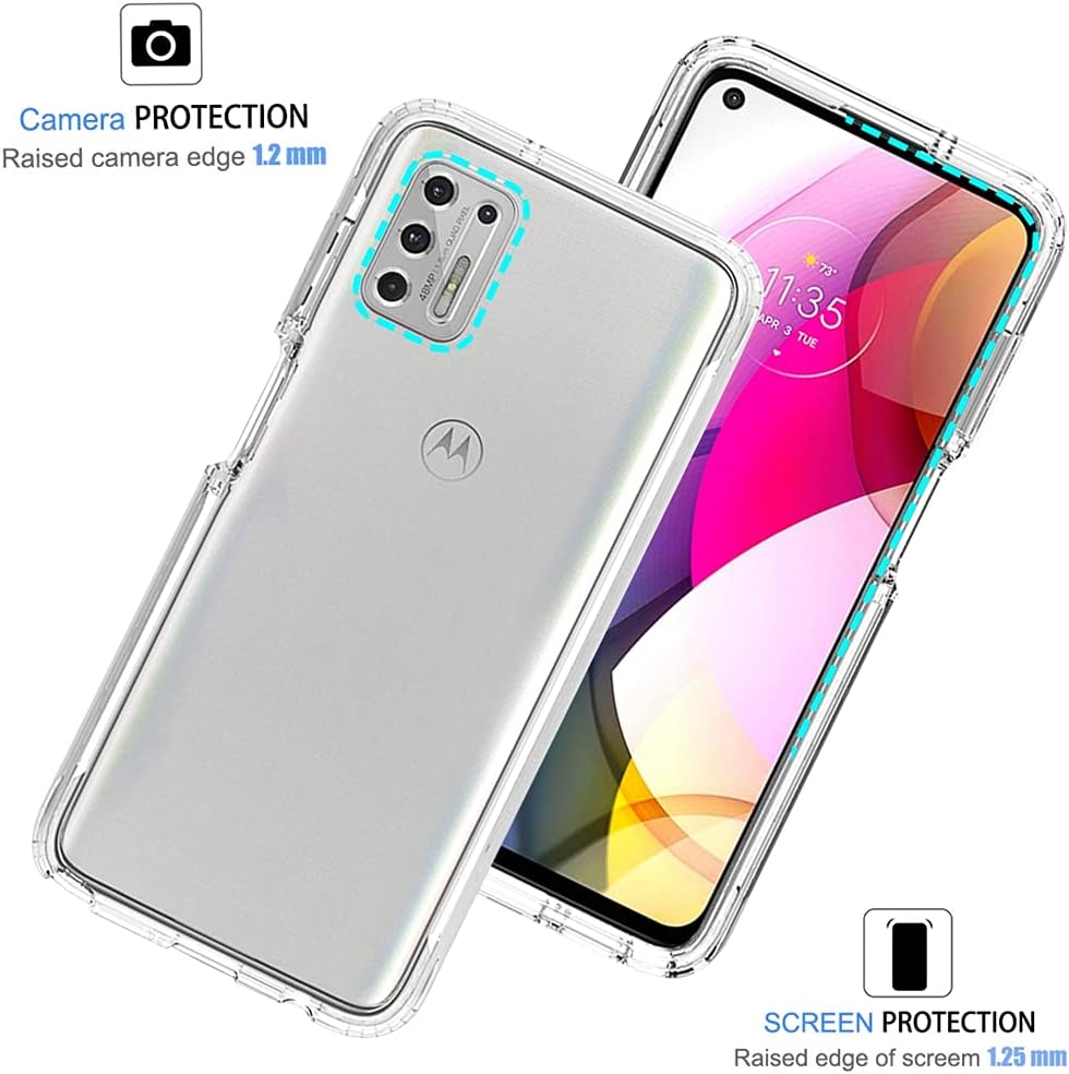 Funda para Moto G Stylus 2021 (no compatible con la versión 2020), funda para Motorola G Stylus, carcasa protectora transparente de cuerpo completo,