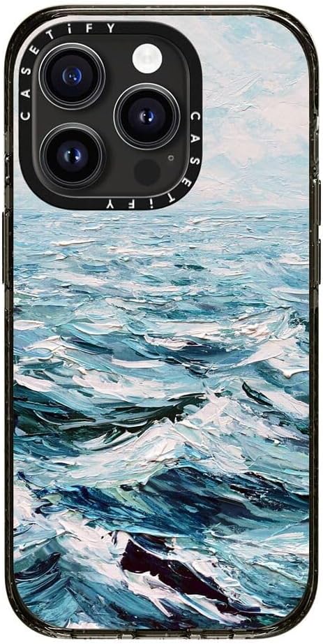 CASETiFY Impact – Funda para iPhone 15 Pro 4 veces probada contra caídas de grado militar, protección contra caídas de 8.2 pies – Impresiones de